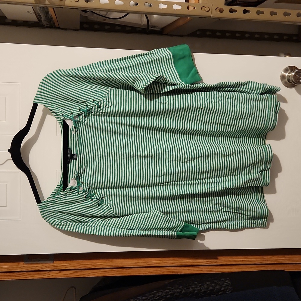 Lauren Ralph Lauren Boatneck T-shirt with Lacing detail